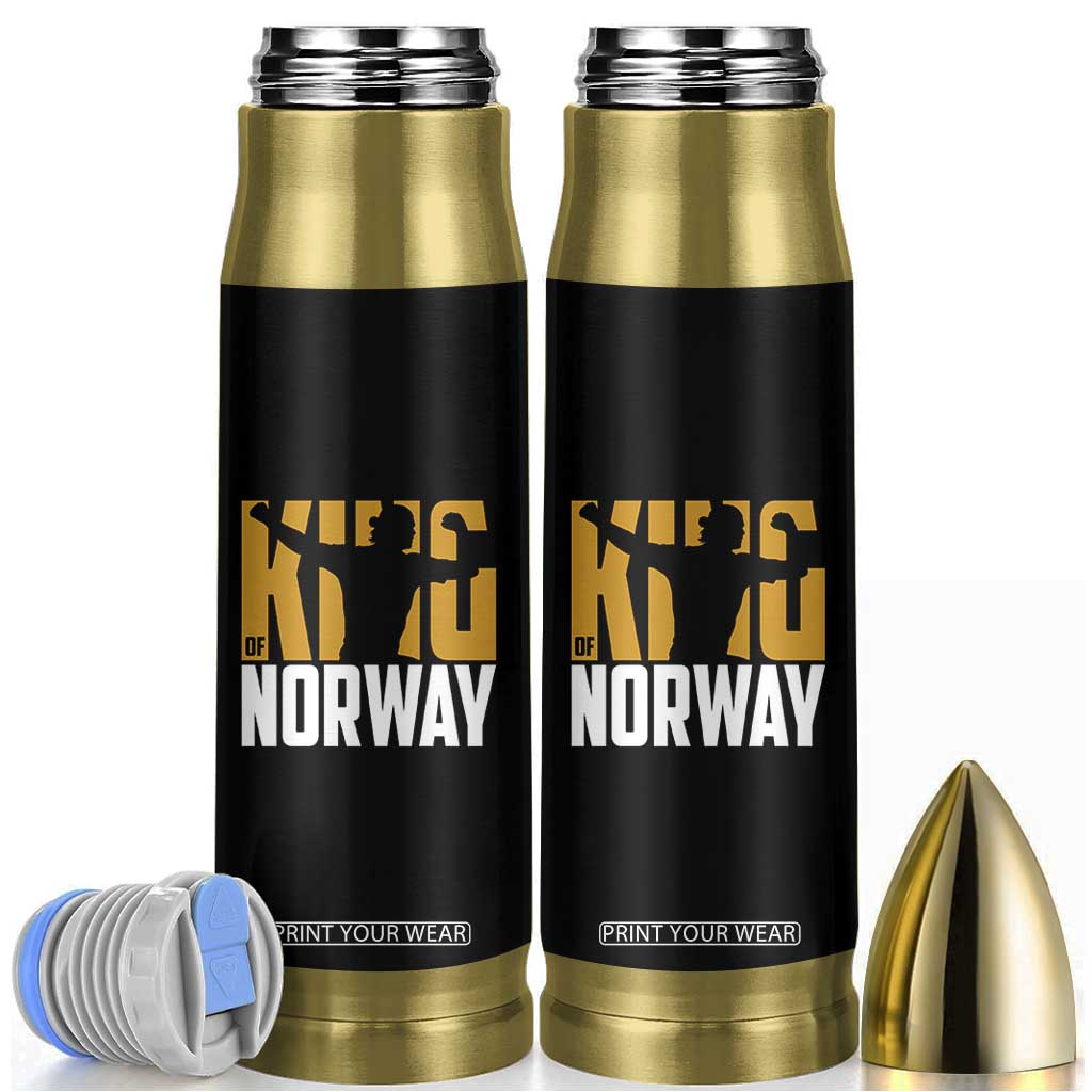 King Of Norway Football Bullet Tumbler Proud Norwegian Supporter Fan TS12 Black Print Your Wear