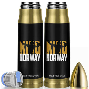King Of Norway Football Bullet Tumbler Proud Norwegian Supporter Fan TS12 Black Print Your Wear