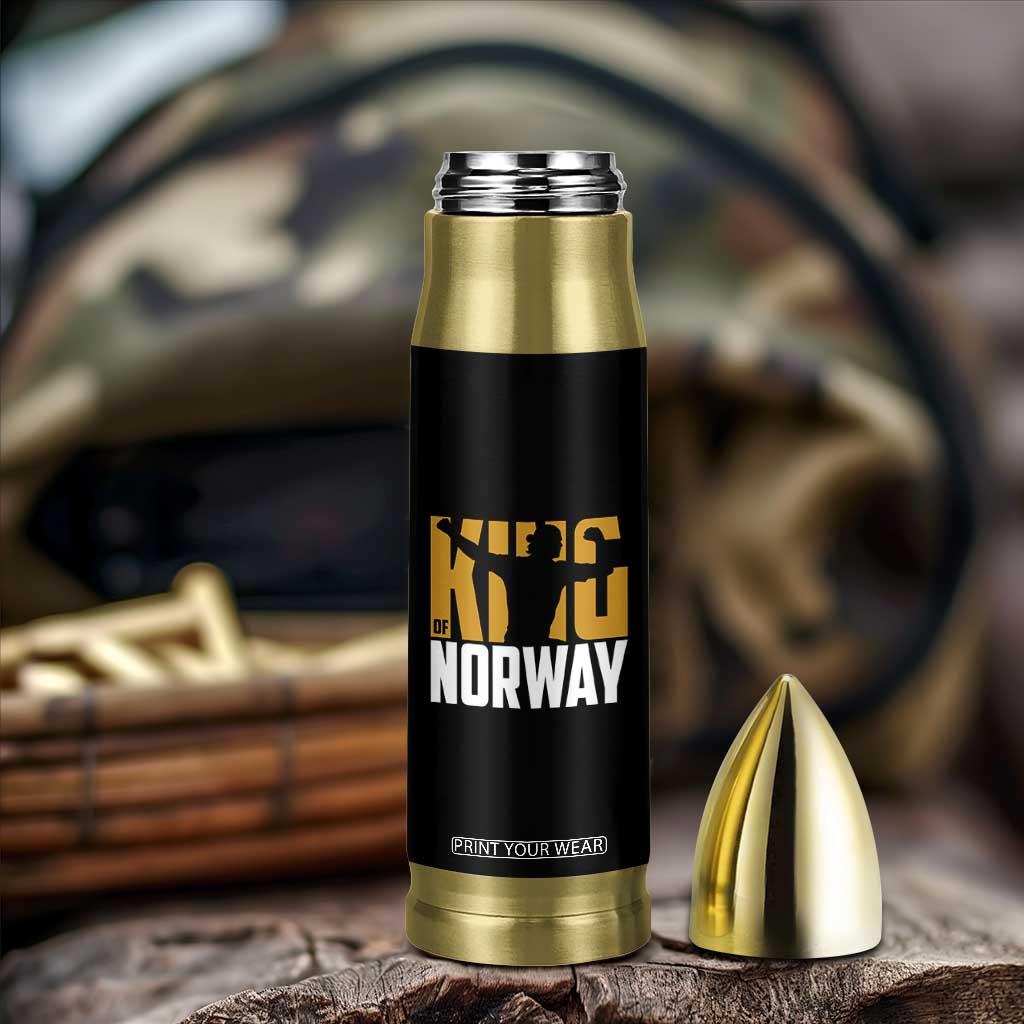 King Of Norway Football Bullet Tumbler Proud Norwegian Supporter Fan TS12 Print Your Wear