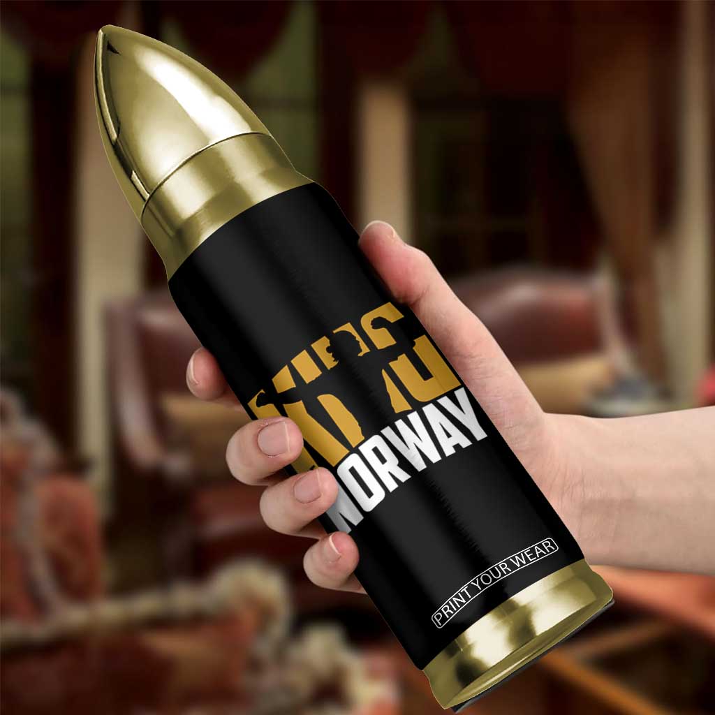 King Of Norway Football Bullet Tumbler Proud Norwegian Supporter Fan TS12 Print Your Wear