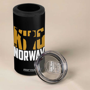 King Of Norway Football 4 in 1 Can Cooler Tumbler Proud Norwegian Supporter Fan TS12 Print Your Wear
