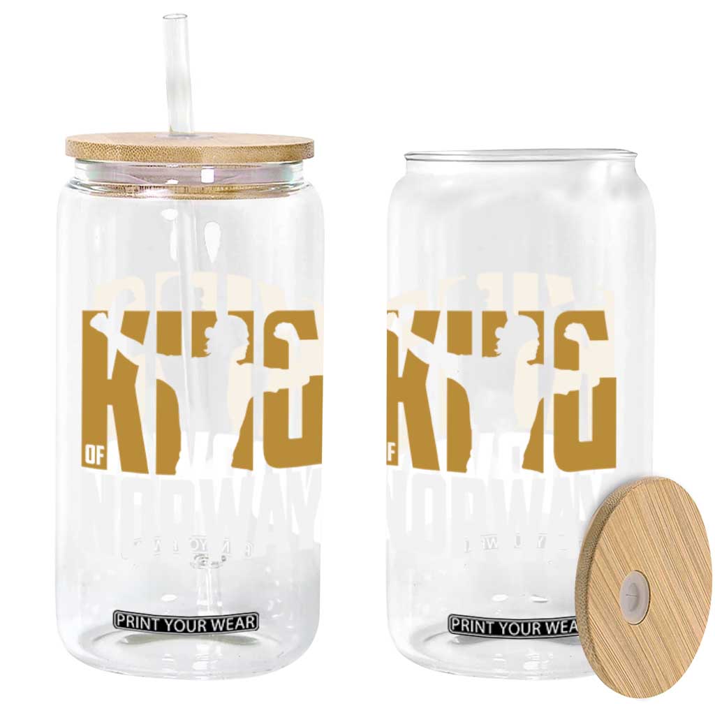 King Of Norway Football Glass Can Proud Norwegian Supporter Fan TS12 Print Your Wear