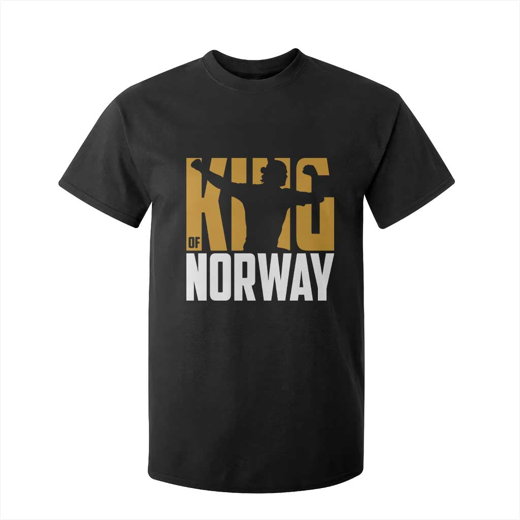 King Of Norway Football T Shirt For Kid Proud Norwegian Supporter Fan TS12 Black Print Your Wear