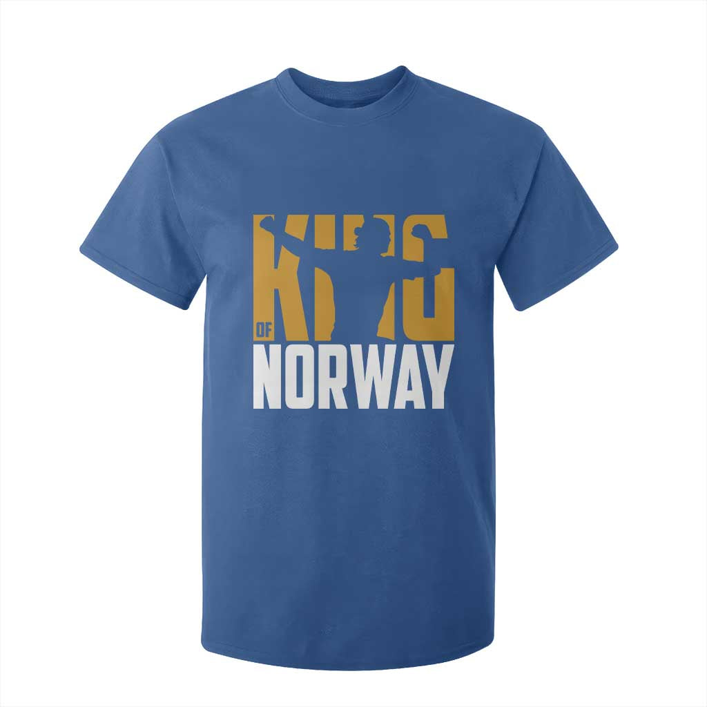 King Of Norway Football T Shirt For Kid Proud Norwegian Supporter Fan TS12 Royal Blue Print Your Wear