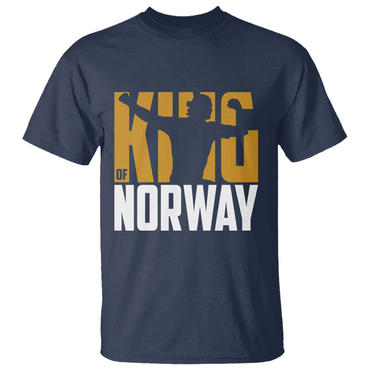King Of Norway Football T Shirt Proud Norwegian Supporter Fan TS12 Navy Print Your Wear