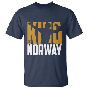 King Of Norway Football T Shirt Proud Norwegian Supporter Fan TS12 Navy Print Your Wear