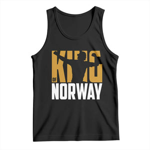 King Of Norway Football Tank Top Proud Norwegian Supporter Fan TS12 Black Print Your Wear