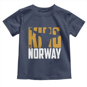 King Of Norway Football Toddler T Shirt Proud Norwegian Supporter Fan TS12 Navy Print Your Wear