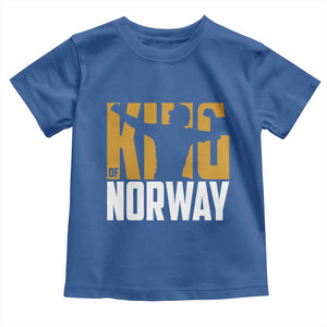 King Of Norway Football Toddler T Shirt Proud Norwegian Supporter Fan TS12 Royal Blue Print Your Wear