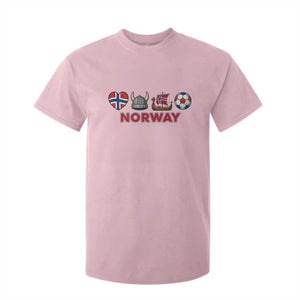 Norwegian Pride T Shirt For Kid Norway Soccer Football Supporter Gift TS12 Light Pink Print Your Wear