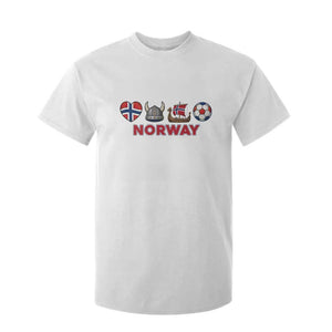 Norwegian Pride T Shirt For Kid Norway Soccer Football Supporter Gift TS12 White Print Your Wear