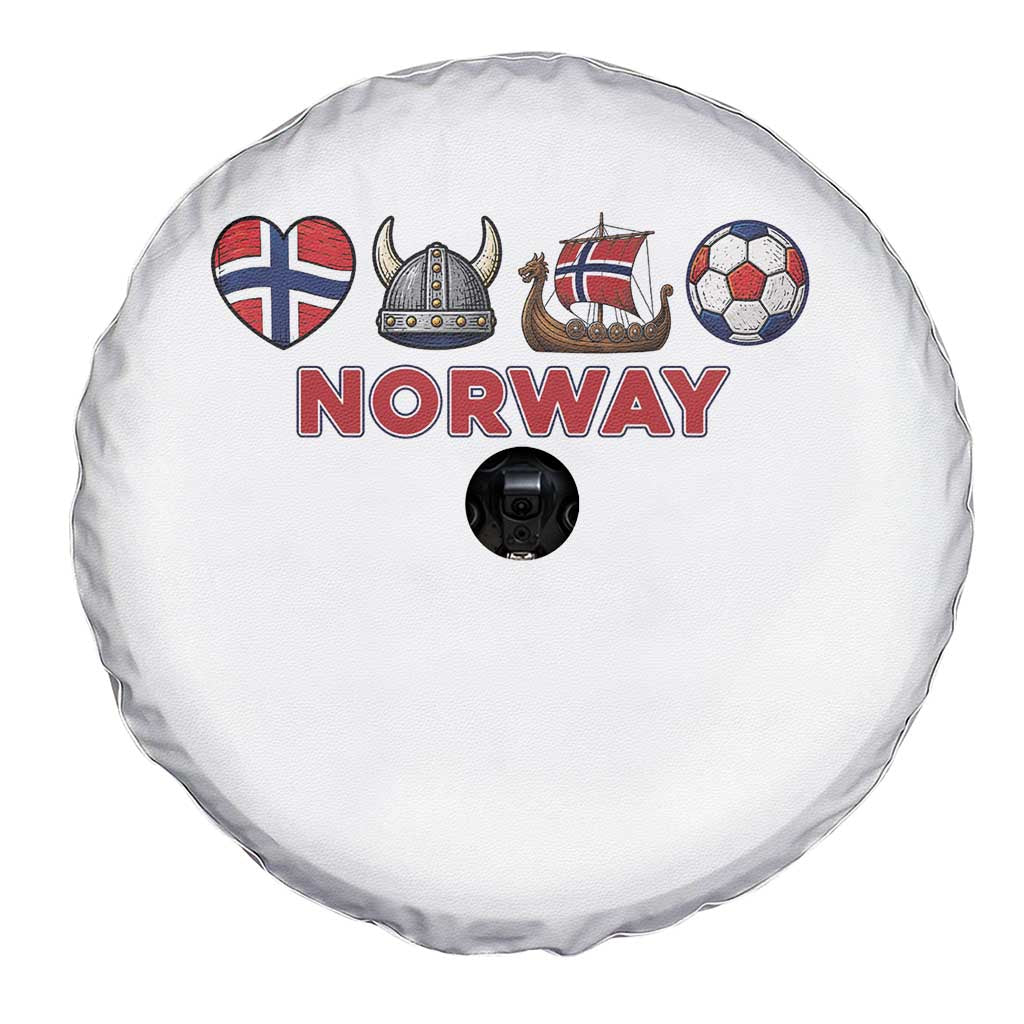 Norwegian Pride Spare Tire Cover Norway Soccer Football Supporter Gift TS12 Print Your Wear