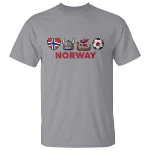 Norwegian Pride T Shirt Norway Soccer Football Supporter Gift TS12 Sport Gray Print Your Wear