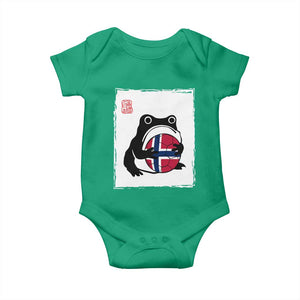 Grumpy Frog Norway Soccer Fan Baby Onesie Japanese Style Match Day TS12 Irish Green Print Your Wear