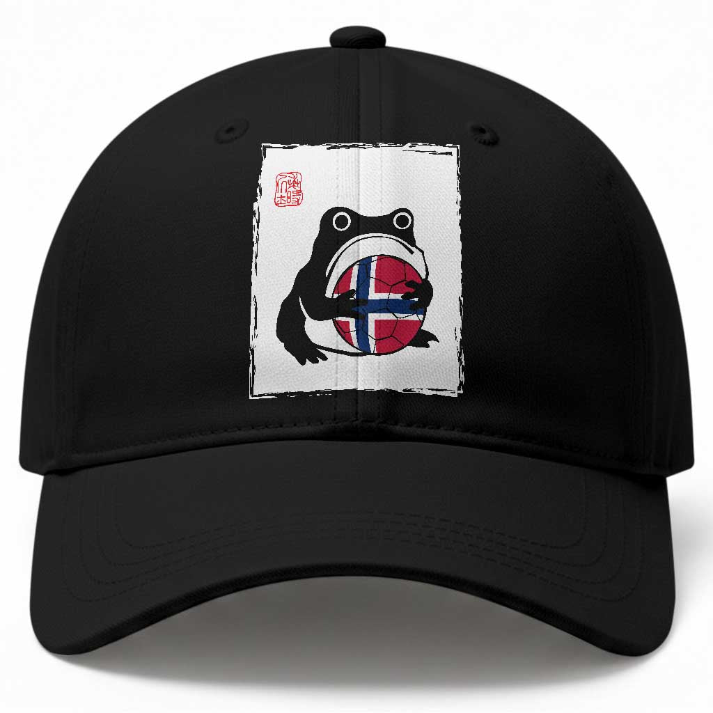 Grumpy Frog Norway Soccer Fan Baseball Cap Japanese Style Match Day TS12 Print Your Wear
