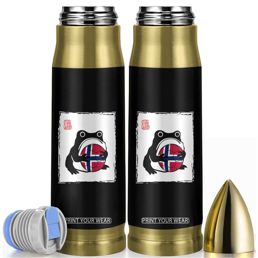 Grumpy Frog Norway Soccer Fan Bullet Tumbler Japanese Style Match Day TS12 Black Print Your Wear