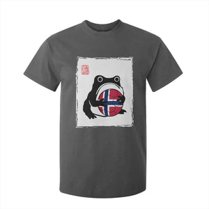 Grumpy Frog Norway Soccer Fan T Shirt For Kid Japanese Style Match Day TS12 Dark Heather Print Your Wear