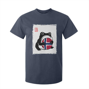 Grumpy Frog Norway Soccer Fan T Shirt For Kid Japanese Style Match Day TS12 Navy Print Your Wear