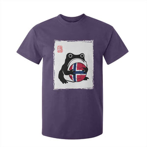 Grumpy Frog Norway Soccer Fan T Shirt For Kid Japanese Style Match Day TS12 Purple Print Your Wear