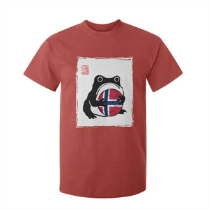 Grumpy Frog Norway Soccer Fan T Shirt For Kid Japanese Style Match Day TS12 Red Print Your Wear