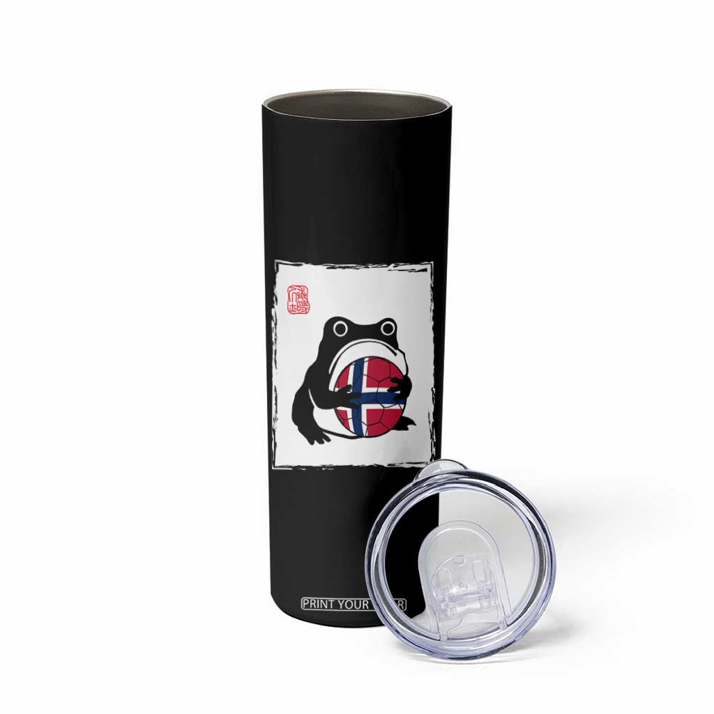 Grumpy Frog Norway Soccer Fan Skinny Tumbler Japanese Style Match Day TS12 Print Your Wear