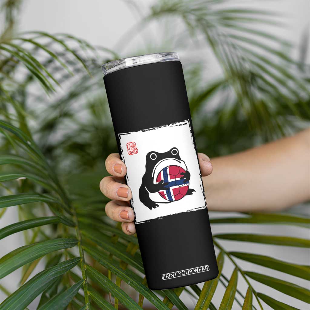 Grumpy Frog Norway Soccer Fan Skinny Tumbler Japanese Style Match Day TS12 Print Your Wear