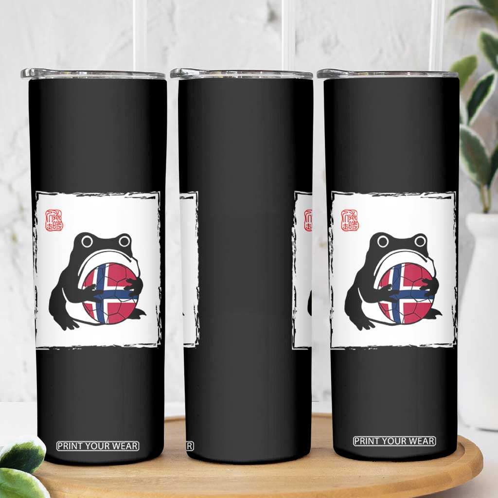 Grumpy Frog Norway Soccer Fan Skinny Tumbler Japanese Style Match Day TS12 Print Your Wear