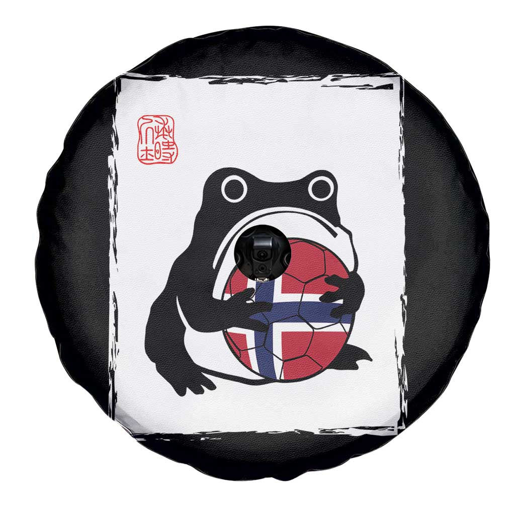 Grumpy Frog Norway Soccer Fan Spare Tire Cover Japanese Style Match Day TS12 Print Your Wear