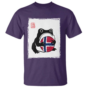 Grumpy Frog Norway Soccer Fan T Shirt Japanese Style Match Day TS12 Purple Print Your Wear