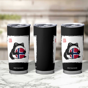 Grumpy Frog Norway Soccer Fan Tumbler Cup Japanese Style Match Day TS12 Print Your Wear