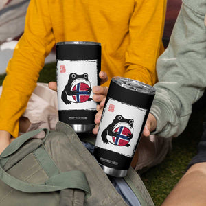 Grumpy Frog Norway Soccer Fan Tumbler Cup Japanese Style Match Day TS12 Print Your Wear