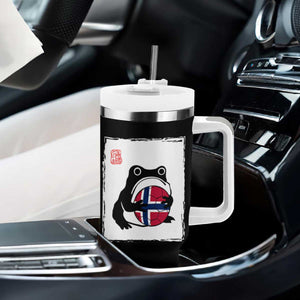 Grumpy Frog Norway Soccer Fan Tumbler With Handle Japanese Style Match Day TS12 Print Your Wear