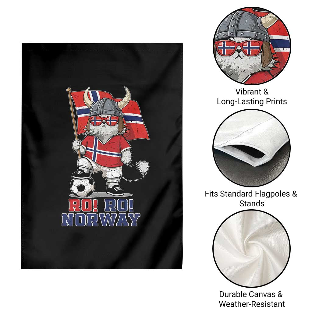 Ro Ro Norway Garden Flag Norwegian Pride Cat Lover Norway Flag Gift TS12 Print Your Wear