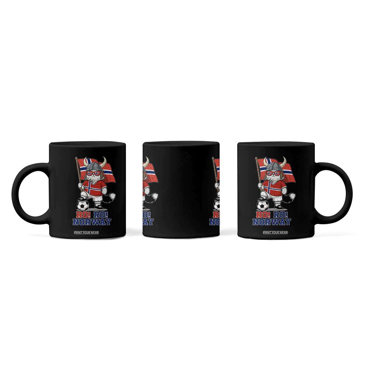 Ro Ro Norway Coffee Mug Norwegian Pride Cat Lover Norway Flag Gift TS12 Print Your Wear