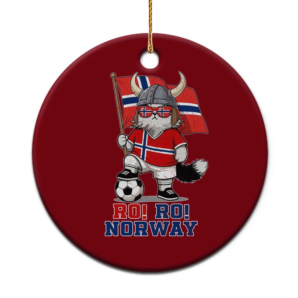 Ro Ro Norway Ceramic Ornament Norwegian Pride Cat Lover Norway Flag Gift TS12 1pc Red Print Your Wear