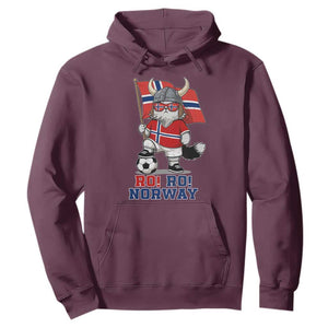 Ro Ro Norway Hoodie Norwegian Pride Cat Lover Norway Flag Gift TS12 Maroon Print Your Wear