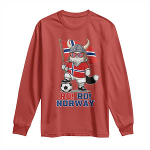 Ro Ro Norway Long Sleeve Shirt Norwegian Pride Cat Lover Norway Flag Gift TS12 Red Print Your Wear