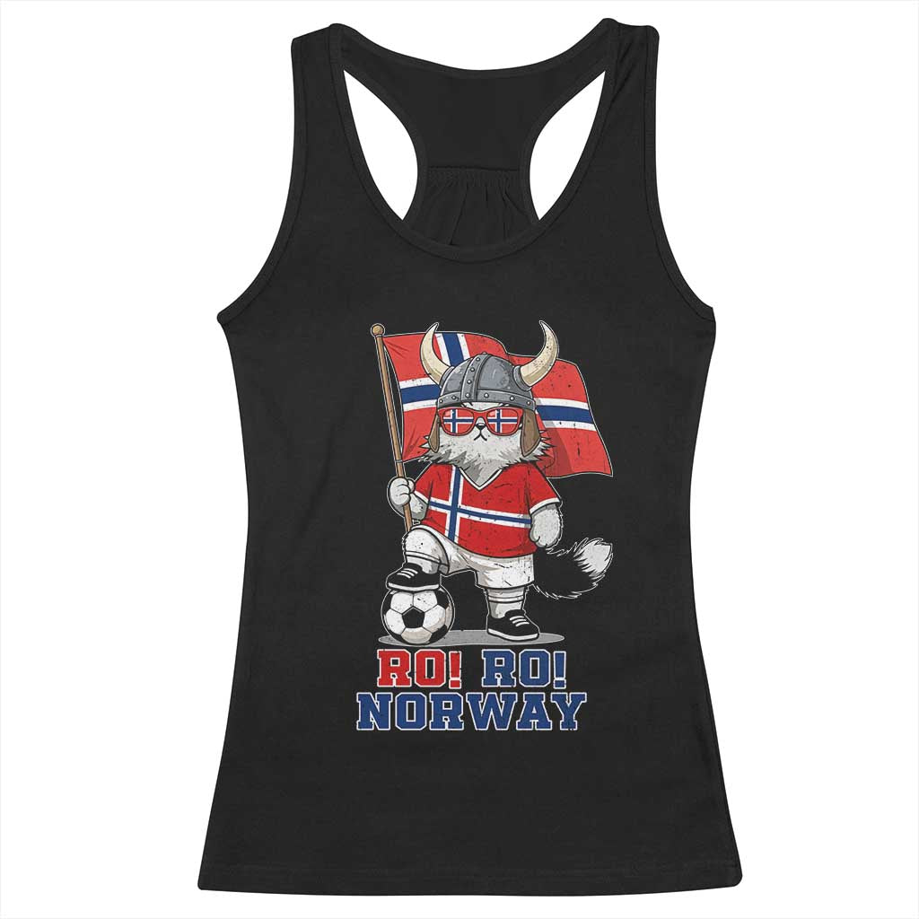 Ro Ro Norway Racerback Tank Top Norwegian Pride Cat Lover Norway Flag Gift TS12 Black Print Your Wear