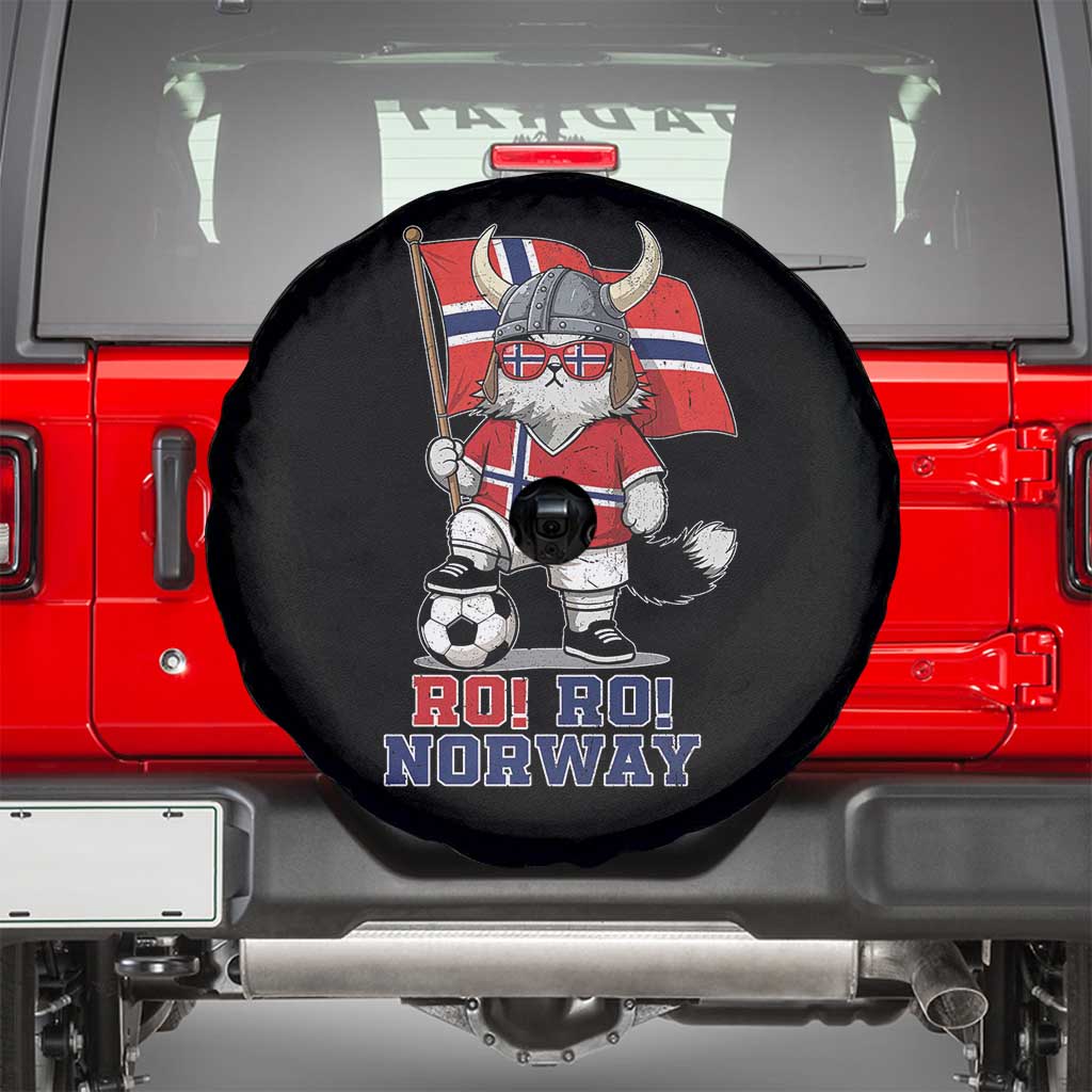 Ro Ro Norway Spare Tire Cover Norwegian Pride Cat Lover Norway Flag Gift TS12 Black Print Your Wear