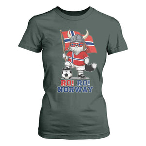 Ro Ro Norway T Shirt For Women Norwegian Pride Cat Lover Norway Flag Gift TS12 Dark Forest Green Print Your Wear