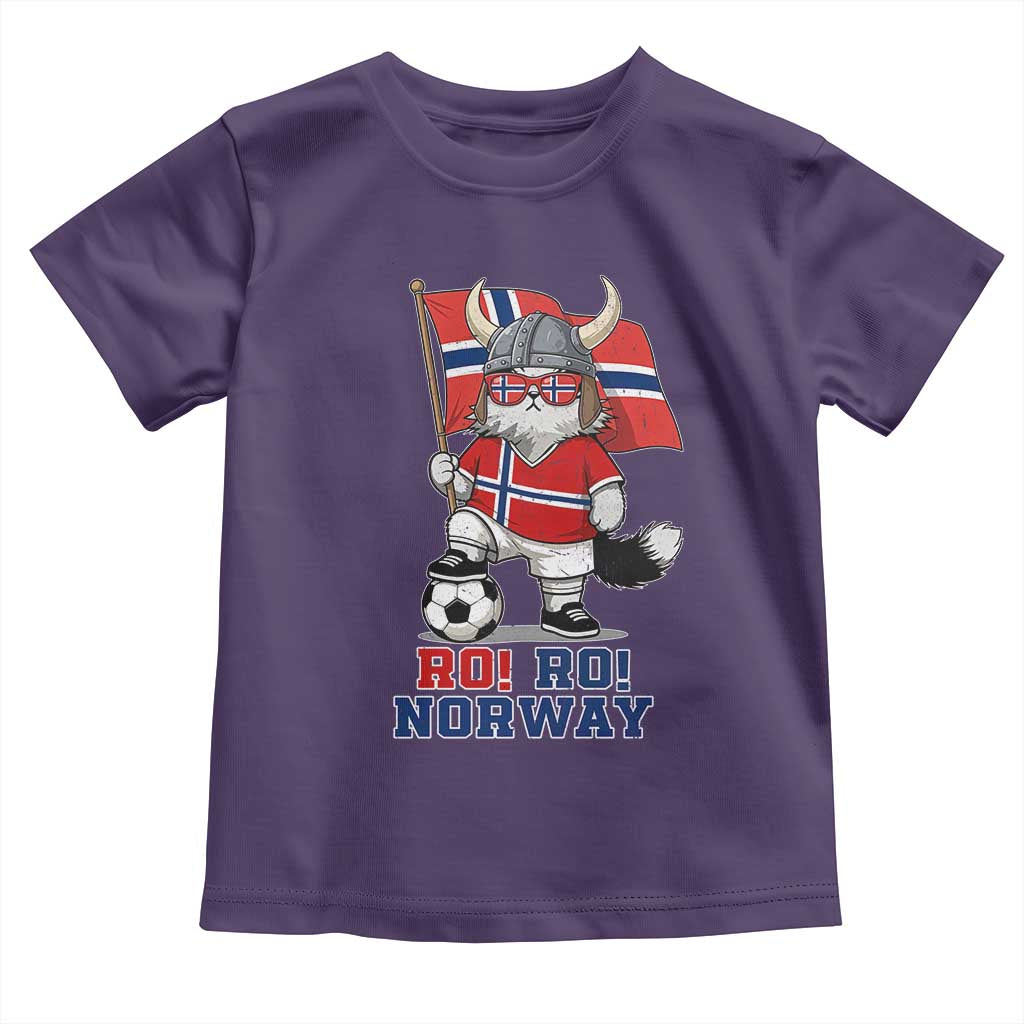 Ro Ro Norway Toddler T Shirt Norwegian Pride Cat Lover Norway Flag Gift TS12 Purple Print Your Wear