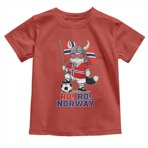 Ro Ro Norway Toddler T Shirt Norwegian Pride Cat Lover Norway Flag Gift TS12 Red Print Your Wear
