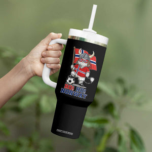 Ro Ro Norway Tumbler With Handle Norwegian Pride Cat Lover Norway Flag Gift TS12 Print Your Wear