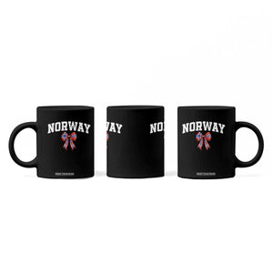 Norwegian Girl Coquette Bow Coffee Mug Norway Flag Pride Gift TS12 Print Your Wear