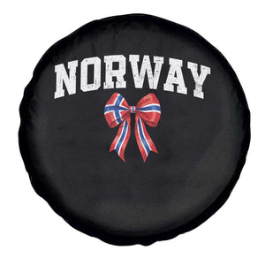 Norwegian Girl Coquette Bow Spare Tire Cover Norway Flag Pride Gift TS12 Print Your Wear