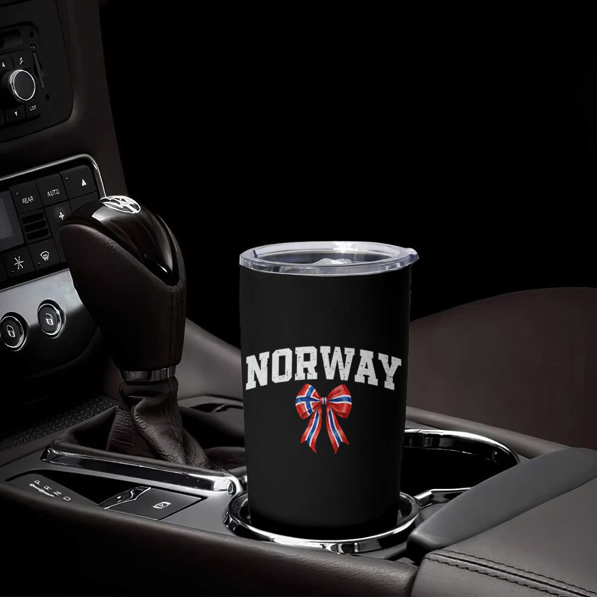Norwegian Girl Coquette Bow Tumbler Cup Norway Flag Pride Gift TS12 Print Your Wear