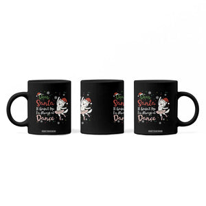 Funny Christmas Ballet Cat Lover Coffee Mug Dear Santa It Was Not Me TS12 Print Your Wear