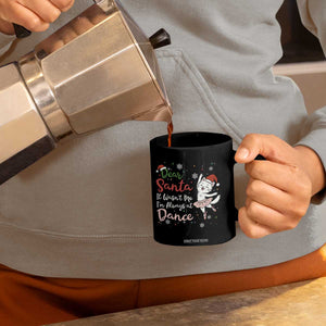 Funny Christmas Ballet Cat Lover Coffee Mug Dear Santa It Was Not Me TS12 Print Your Wear