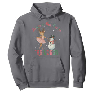 Christmas Ballet Reindeer Hoodie Dancer Is My Favorite Reindeer Gift TS12 Charcoal Print Your Wear