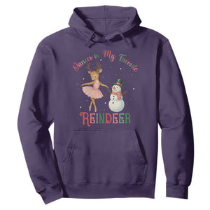 Christmas Ballet Reindeer Hoodie Dancer Is My Favorite Reindeer Gift TS12 Purple Print Your Wear